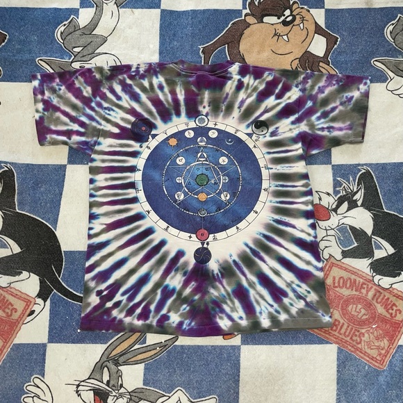 Vintage 92’ wizard not fade away greatful dead tie dye tee - Picture 2 of 4